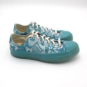 Converse X Golf Wang Chuck 70 Low Top Sneakers Womens 8.5 Blue Python Unisex